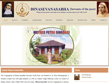 Tablet Screenshot of dinasevanasabha.com